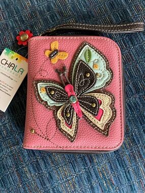 CHALA PINK BUTTERFLY WALLET
BRAND NEW WITH TAGS